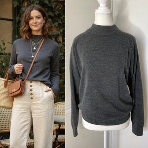 Vintage TanJay Mock Neck Lightweight Sweater M
